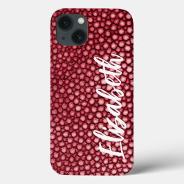 Funda Para iPhone 13 Patrón rojo