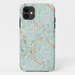 Funda Para iPhone 11 Patrón romántico brillante moderno