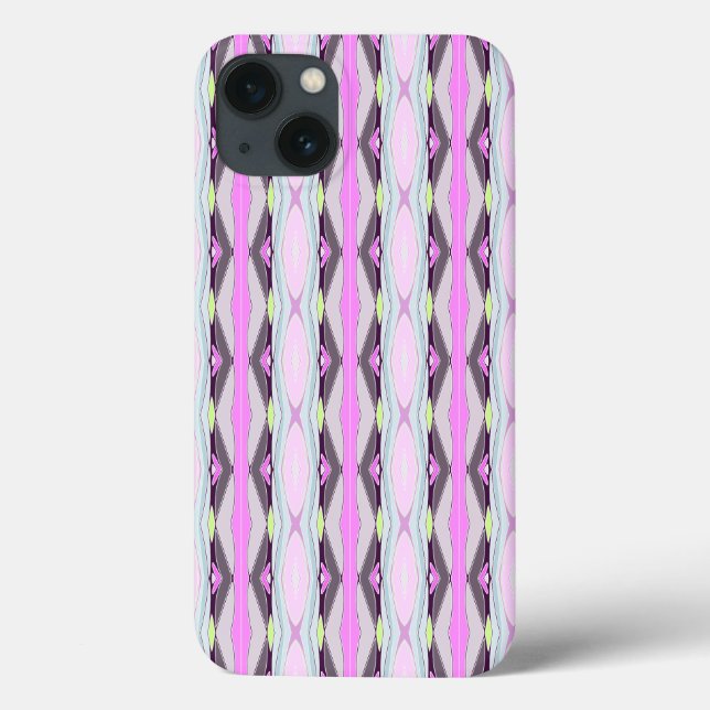 Funda De Case-Mate Para iPhone Patrón rosa único (Reverso)