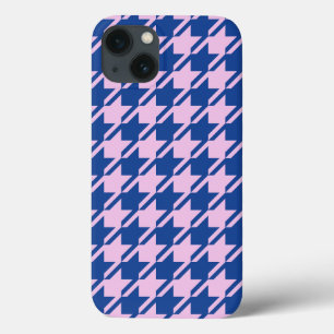 Funda Para iPhone 13 Patrón rosa y azul de Houndstap