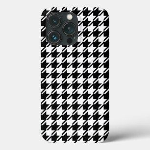 Funda Para iPhone 13 Pro Patrón Rpt de Houndstoth BW