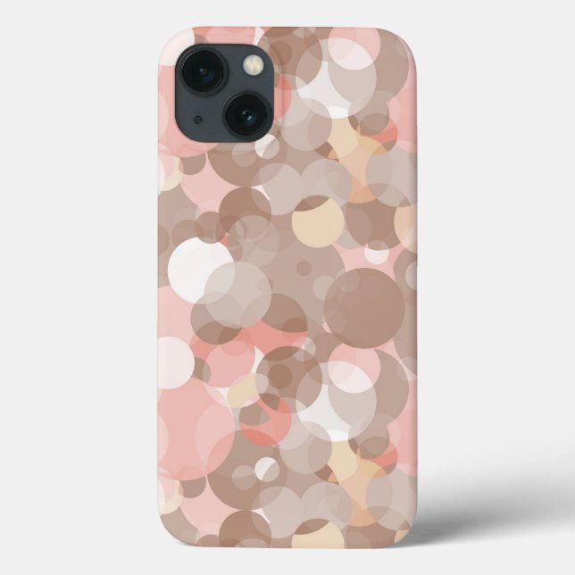 Funda De Case-Mate Para iPhone Patrón simple - Círculos (Reverso)
