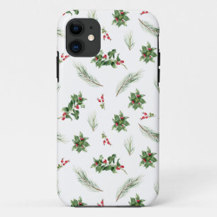Funda Para iPhone 11 Patrón simple y moderno de Navidades de Berry