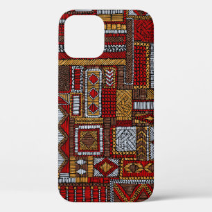 Funda Para iPhone 12 Patrón sin brillo en el estilo de los mosaicos. Bo