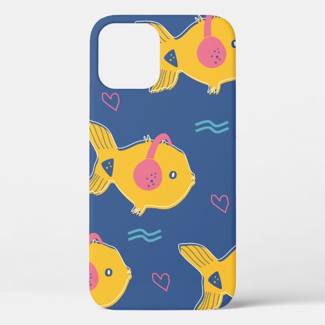 Funda De Case-Mate Para iPhone Patrón sin fisuras personalizado (Reverso )