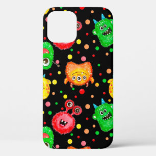 Funda Para iPhone 12 Patrón sin foco con acuarela pintada a mano lindo