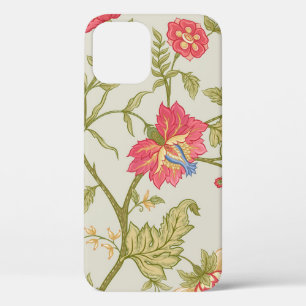 Funda Para iPhone 12 Patrón sin foco con flores ornamentales estilizada