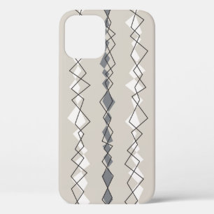 Funda Para iPhone 12 Patrón sin foco con franjas coloridas