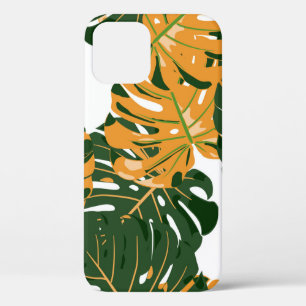 Funda Para iPhone 12 Patrón sin foco con la selva tropical hawaiana. Re