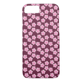 Funda Para iPhone 8/7 Patrón sin foco de flor rosada frangipani