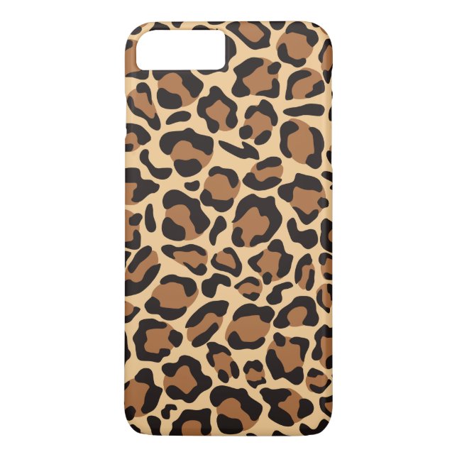 Funda De Case-Mate Para iPhone Patrón sin foco de leopardo (Reverso)
