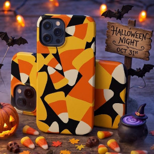 Funda Para iPhone 13 Patrón sin foco de maíz de dulce de Halloween