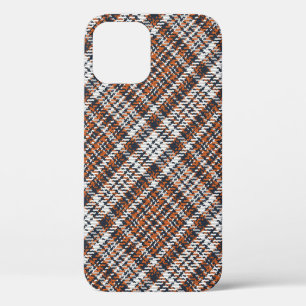 Funda Para iPhone 12 Patrón sin foco de platija escocesa. Repetición