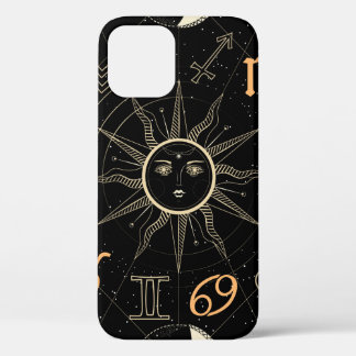 Funda Para iPhone 12 Patrón sin inconvenientes con el círculo del Horos