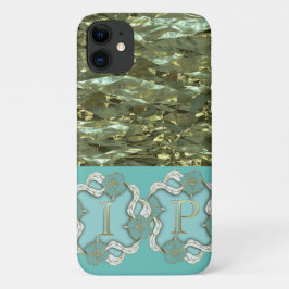Funda Para iPhone 11 Patrón sin inconvenientes con monograma I P