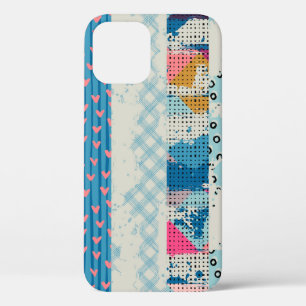 Funda Para iPhone 12 Patrón sin inconvenientes, mosaicos de mosaico.