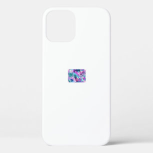 Funda Para iPhone 12 Patrón sin mar, fondo con plantas tropicales,