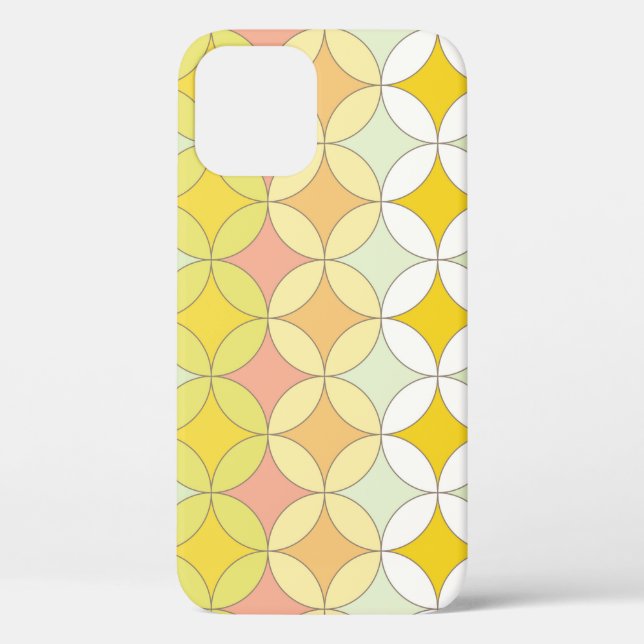 Funda De Case-Mate Para iPhone Patrón sin problemas de estilo retro disco (Reverso )