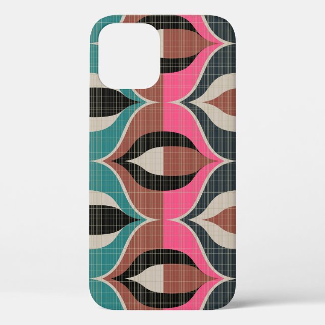 Funda De Case-Mate Para iPhone Patrón sin problemas de estilo Retro Sixties (Reverso )