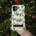 Funda Para iPhone 11 Patrón sin problemas del bosque acuático<br><div class="desc">Abran la serena belleza del invierno con nuestro patrón de mareo acuarela del bosque de invierno. Este exquisito diseño captura la esencia de un bosque cubierto de nieve,  perfecto para añadir un toque de magia estacional a tu vida.</div>
