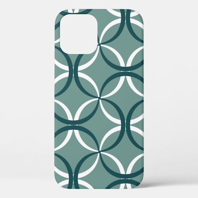 Funda De Case-Mate Para iPhone Patrón sin soldadura con líneas onduladas (Reverso )