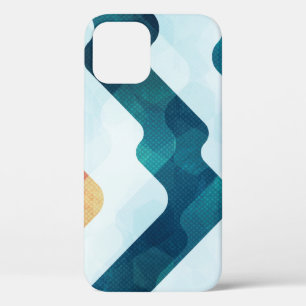 Funda Para iPhone 12 Patrón sin soldadura por efecto de niebla de agua