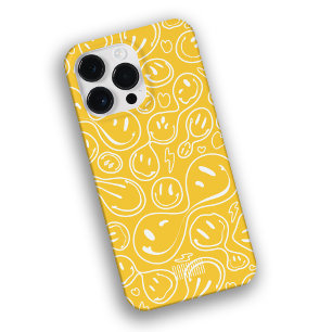 Funda Para iPhone 14 Pro Max De Case-Mate Patrón sonriente de sonrisa de Guay Face Melding a