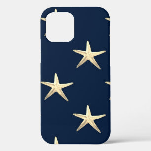 Funda Para iPhone 12 Patrón Starfish sobre fondo sólido