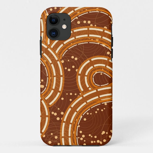 Funda De Case-Mate Para iPhone Patrón Swirl Moderno (Reverso)