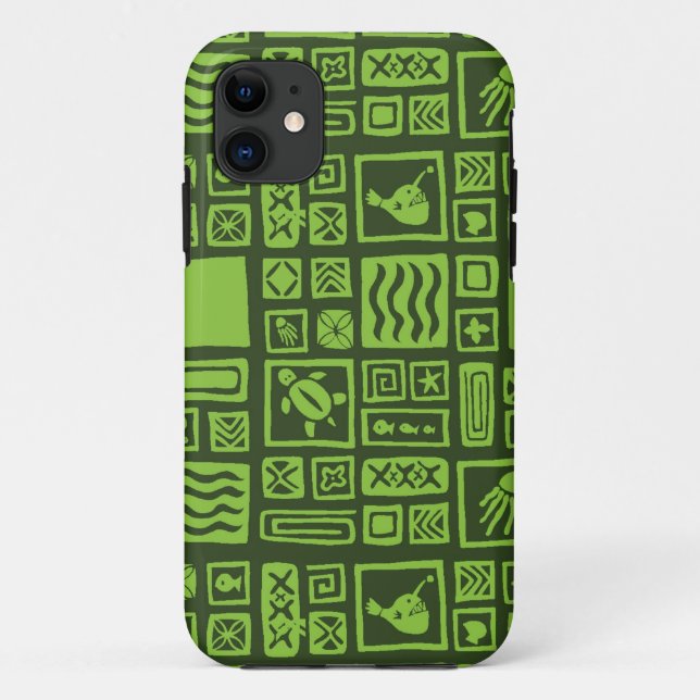 Funda De Case-Mate Para iPhone Patrón Tiki (Reverso)