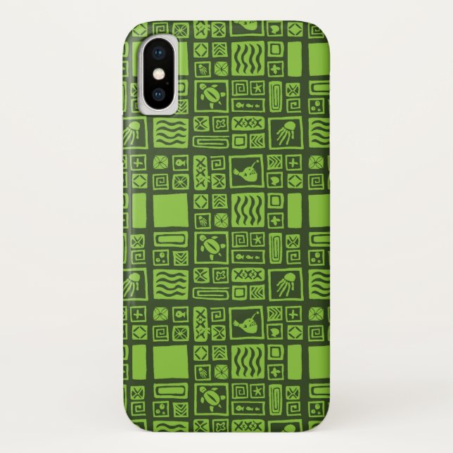 Funda De Case-Mate Para iPhone Patrón Tiki (Reverso)