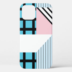Funda Para iPhone 12 Patrón transparente con formas geométricas abstr
