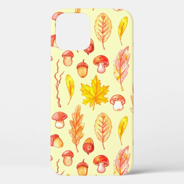 Funda De Case-Mate Para iPhone Patrón transparente de acuarela aislado (Reverso )