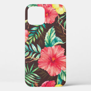 Funda Para iPhone 12 Patrón transparente de acuarela dibujada a mano c