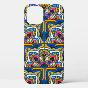 Funda Para iPhone 12 Patrón transparente de Azulejos portugal