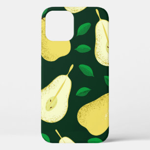 Funda Para iPhone 12 Patrón transparente de frutos perecederos