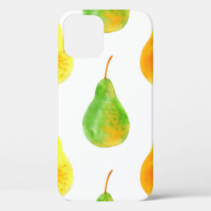 Funda Para iPhone 12 Patrón transparente de frutos perecederos