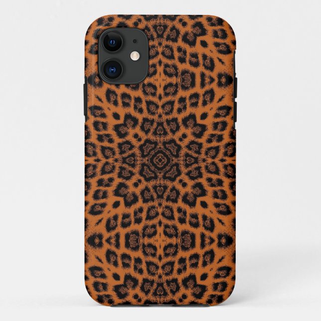 Funda De Case-Mate Para iPhone Patrón transparente de piel animal 4 (Reverso)