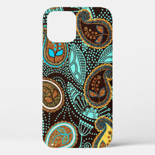 Funda Para iPhone 12 Patrón transparente, efecto textura de vaqueros 
