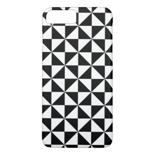 Funda Para iPhone 8 Plus/7 Plus Patrón triángulo blanco y negro