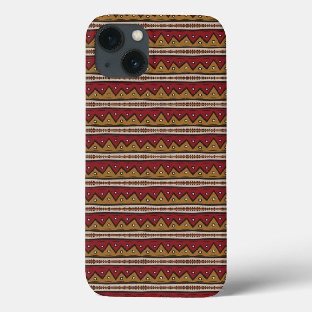 Funda De Case-Mate Para iPhone Patrón tribal (Reverso)
