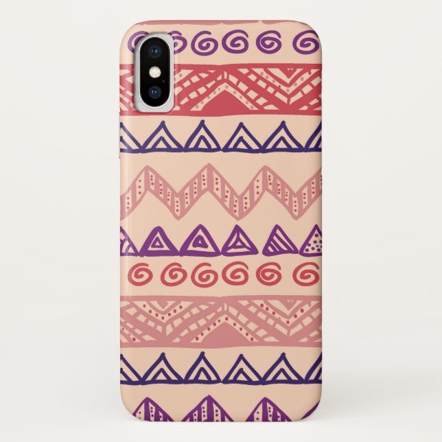 Funda De Case-Mate Para iPhone Patrón tribal 2 (Reverso)