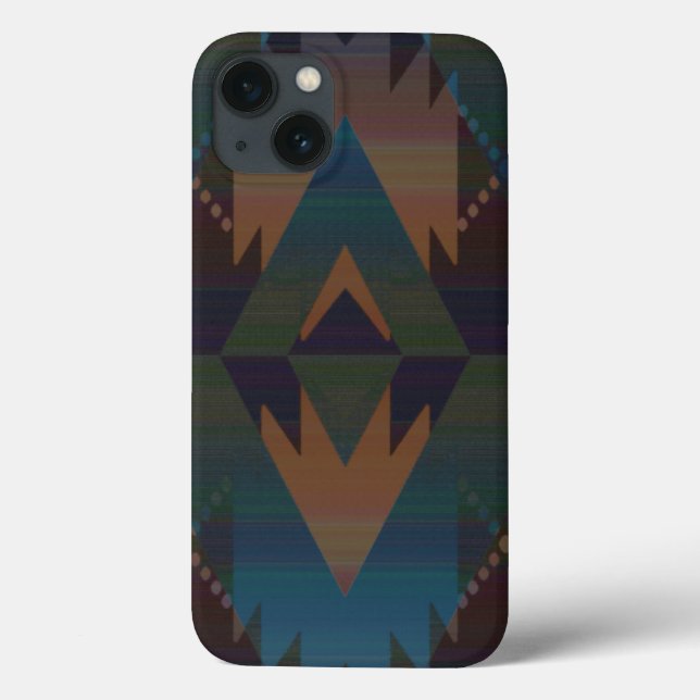 Funda De Case-Mate Para iPhone Patrón tribal azteca Southwest Design iPad Estuche (Reverso)
