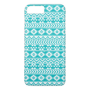 Funda Para iPhone 8 Plus/7 Plus Patrón tribal azteca Verde azulado