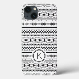 Funda Para iPhone 13 Patrón tribal Boho Aztec