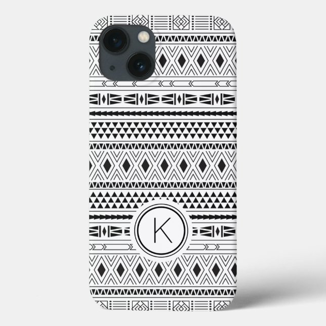 Funda De Case-Mate Para iPhone Patrón tribal Boho Aztec (Reverso)
