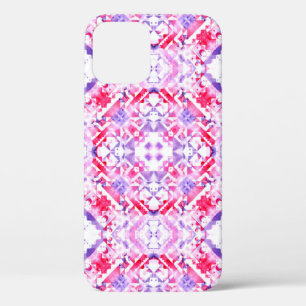 Funda Para iPhone 12 Patrón tribal sin fisuras. Agua grunge pintada a m