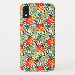 Funda Para iPhone XR Patrón tropical brillante