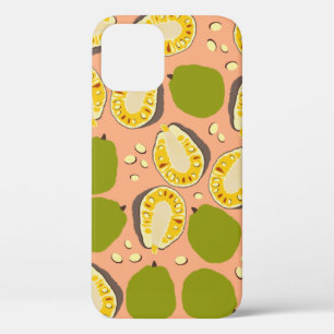 Funda Para iPhone 12 Patrón Tropical de Jackfruit de verano - Fruta exó