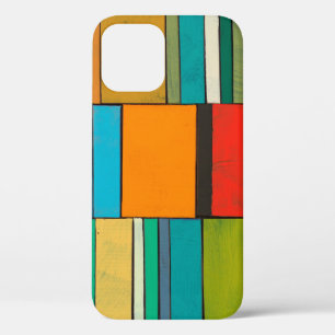 Funda Para iPhone 12 Patrón tropical exótico abstracto con color brilla